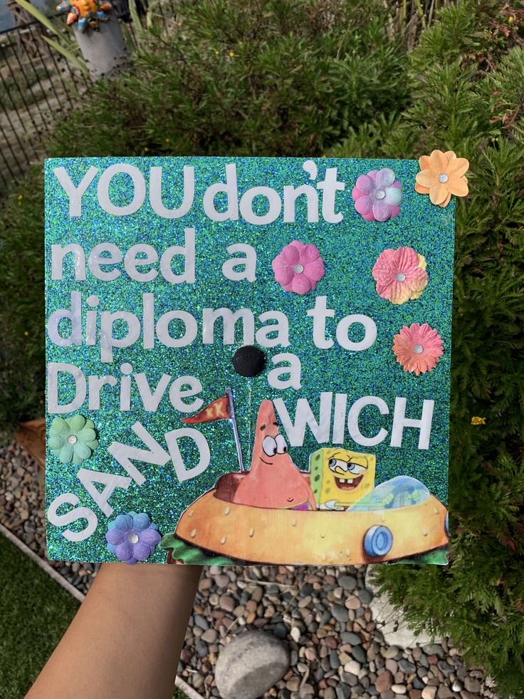 SPONGEBOB GRADUATION CAP DESIGNS