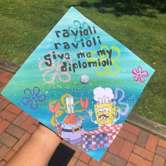 SPONGEBOB GRADUATION CAP DESIGNS