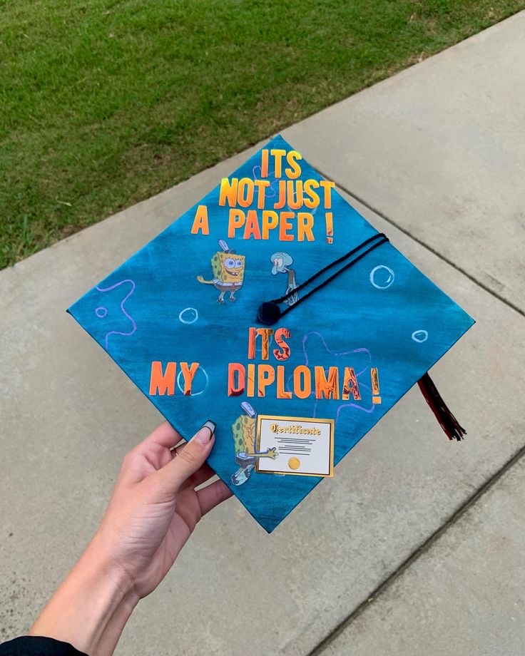 SPONGEBOB GRADUATION CAP DESIGNS