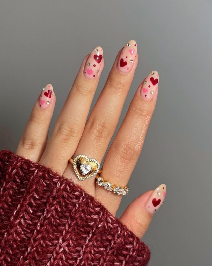 VALENTINES NAILS IDEAS