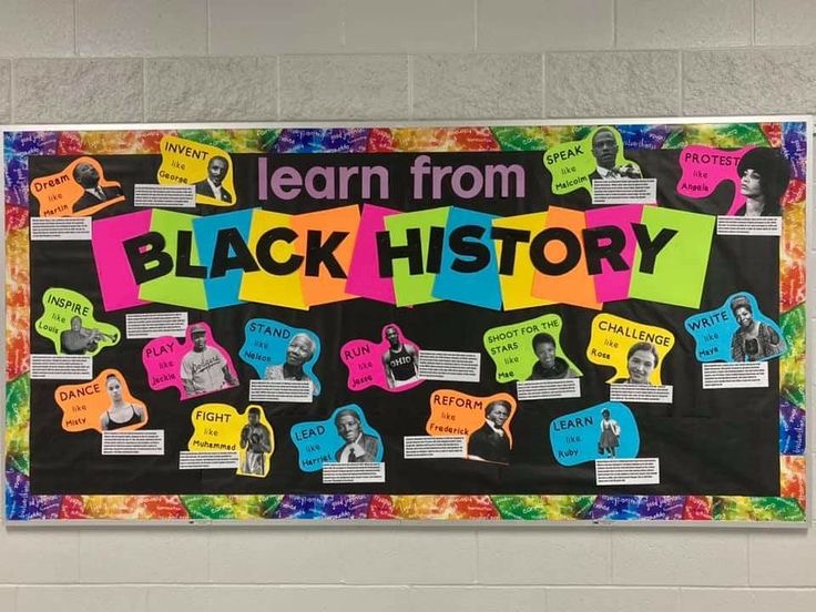 BLACK HISTORY MONTH BULLETIN BOARD DEAS