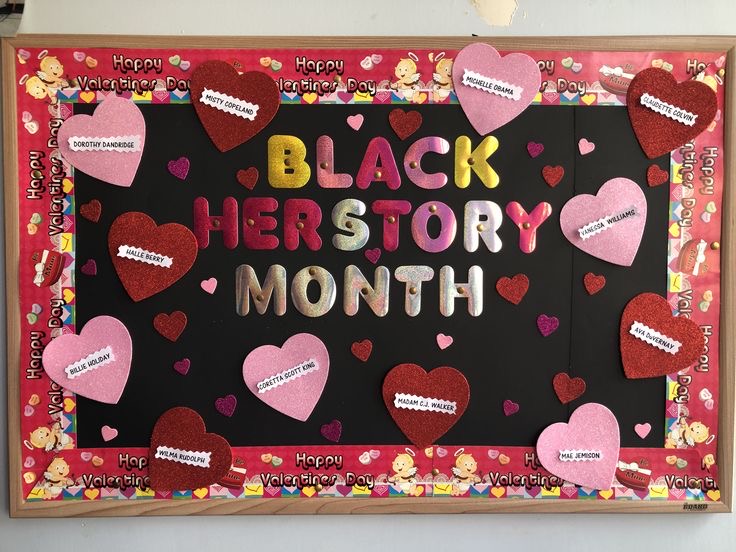 BLACK HISTORY MONTH BULLETIN BOARD DEAS