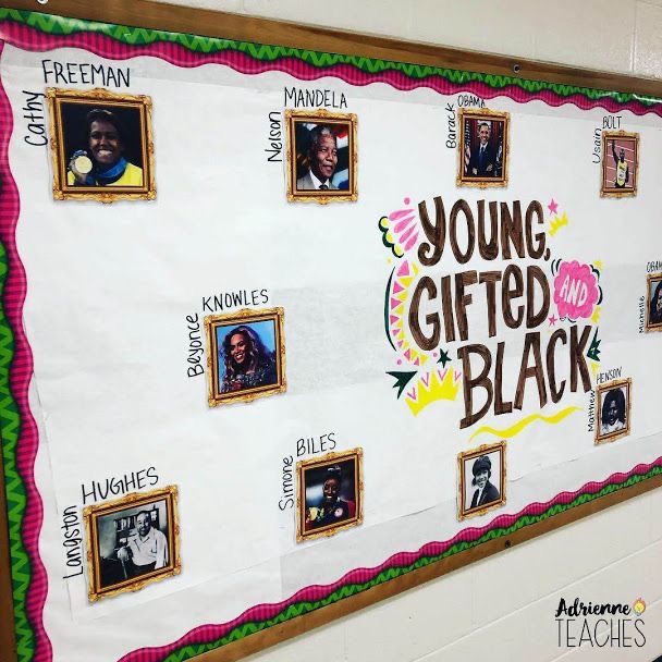 BLACK HISTORY MONTH BULLETIN BOARD DEAS