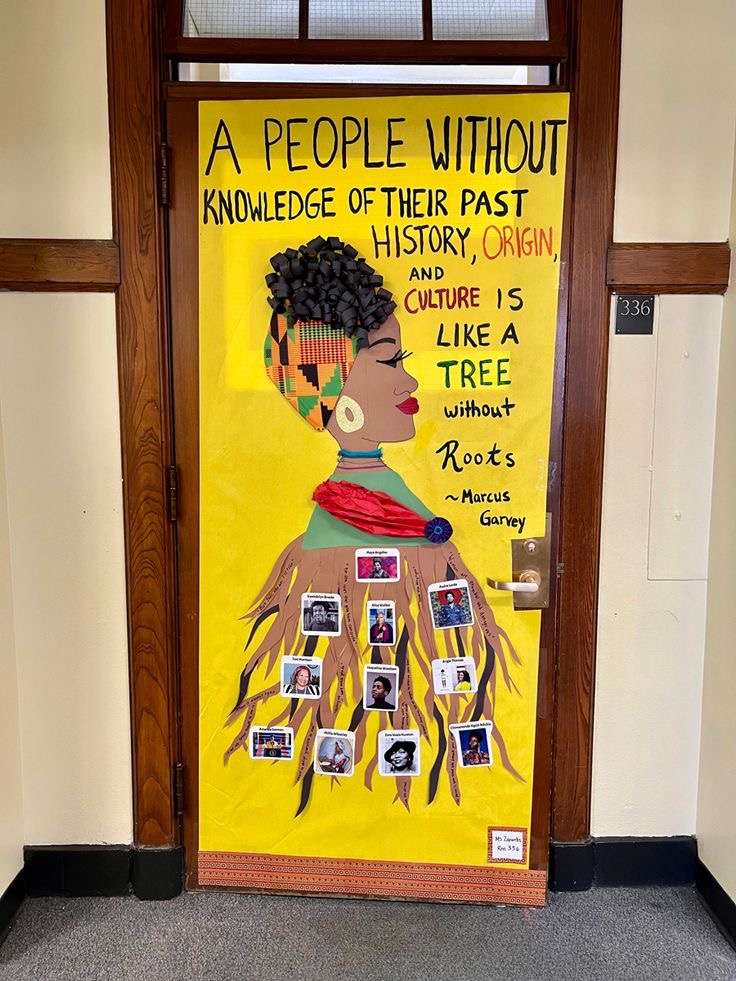 BLACK HISTORY MONTH DOOR DECORATIONS