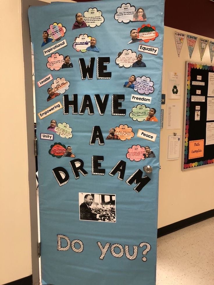 BLACK HISTORY MONTH DOOR DECORATIONS