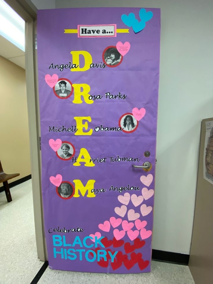 BLACK HISTORY MONTH DOOR DECORATIONS