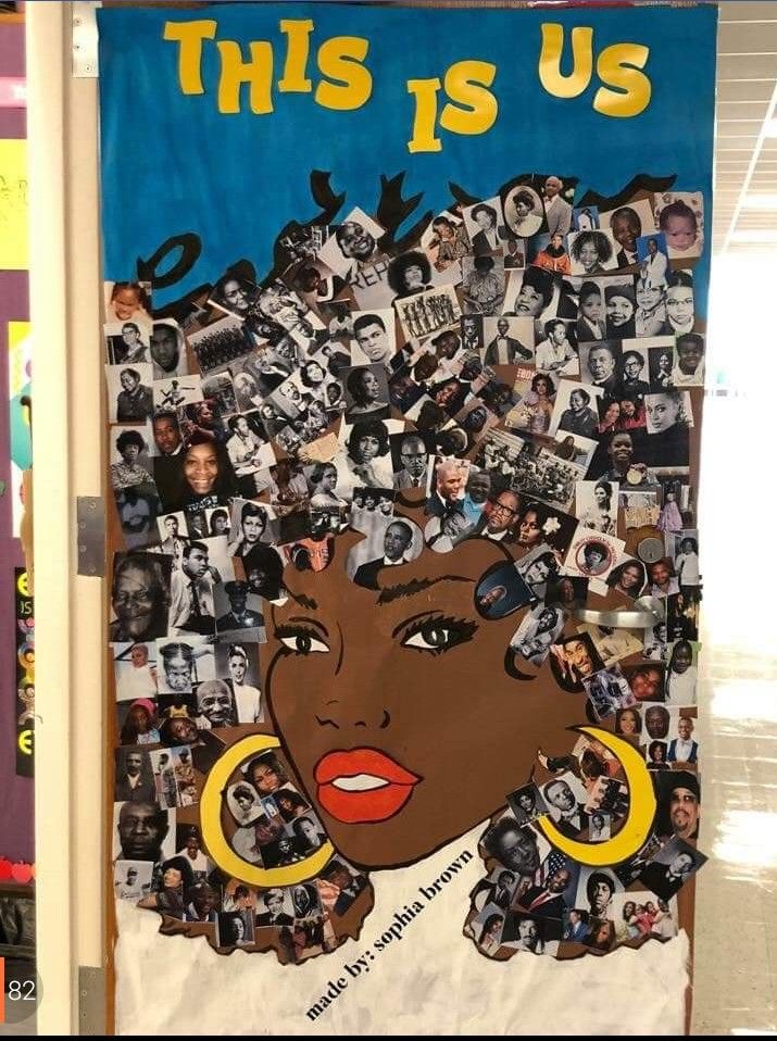 BLACK HISTORY MONTH DOOR DECORATIONS