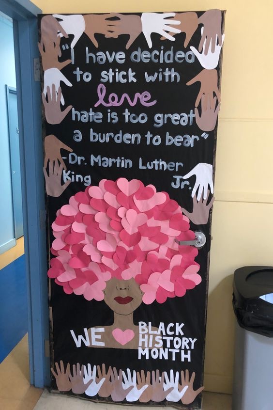 BLACK HISTORY MONTH DOOR DECORATIONS