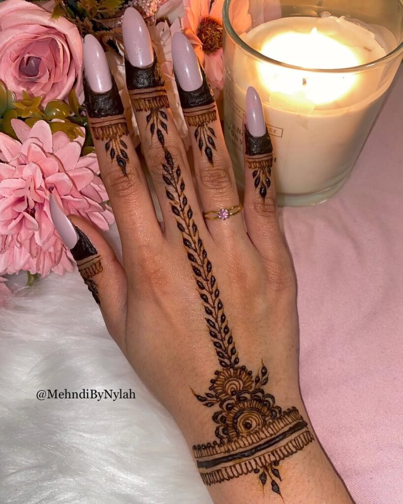 SIMPLE MEHNDI DESIGNS