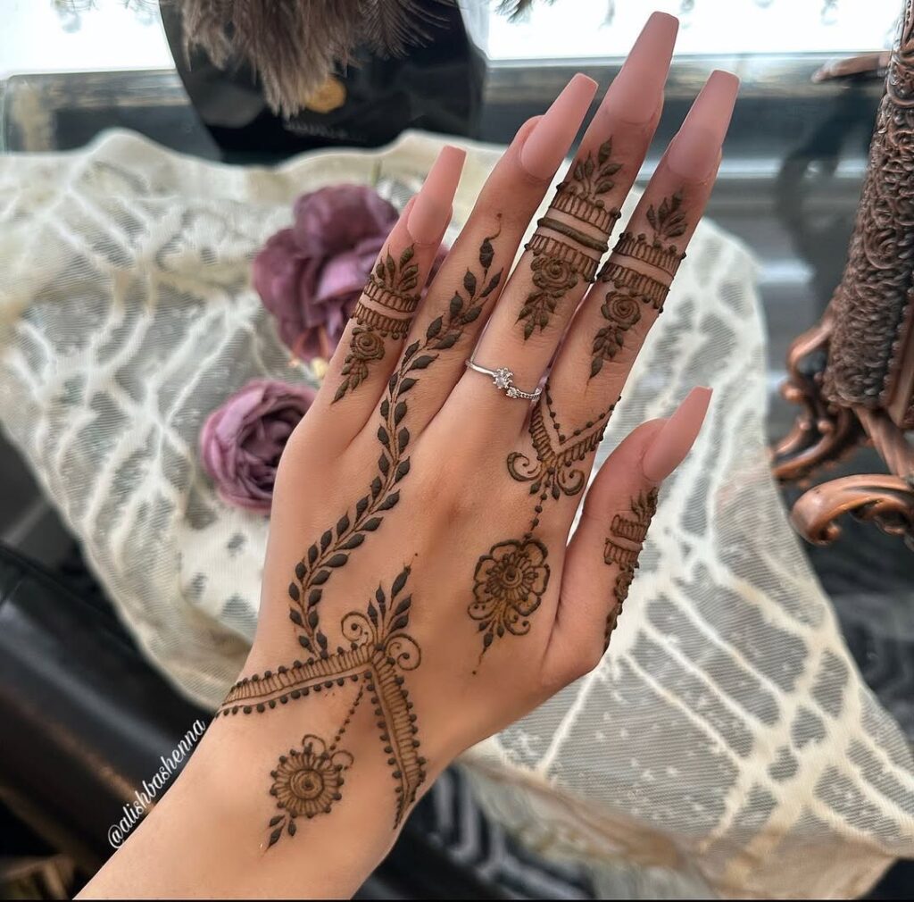 SIMPLE MEHNDI DESIGNS