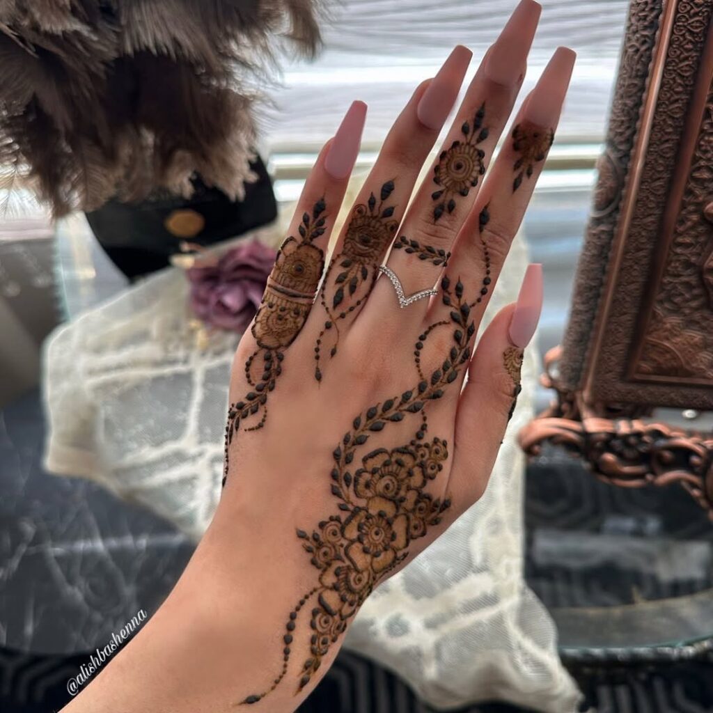 SIMPLE MEHNDI DESIGNS