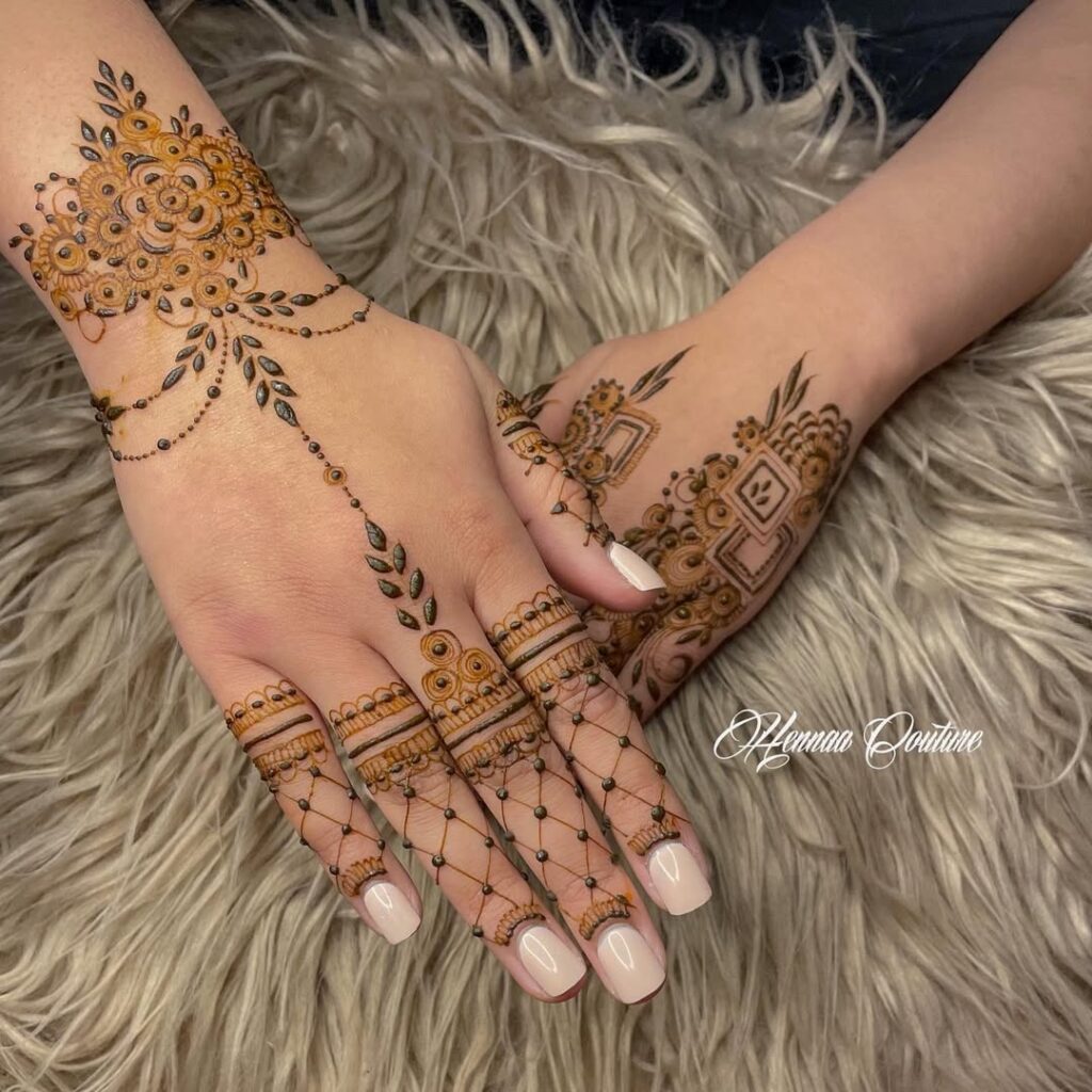 SIMPLE MEHNDI DESIGNS