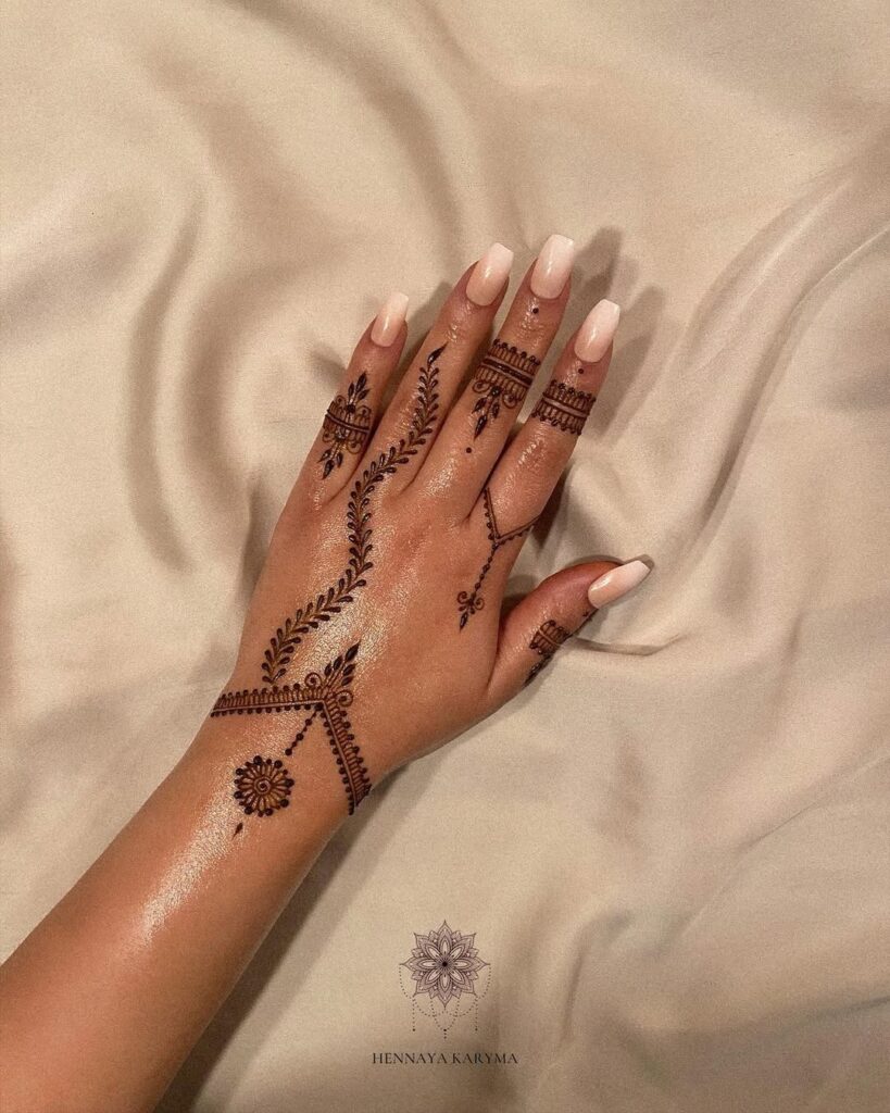 SIMPLE MEHNDI DESIGNS