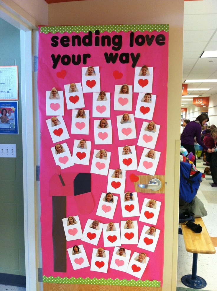 Valentines door decorating ideas