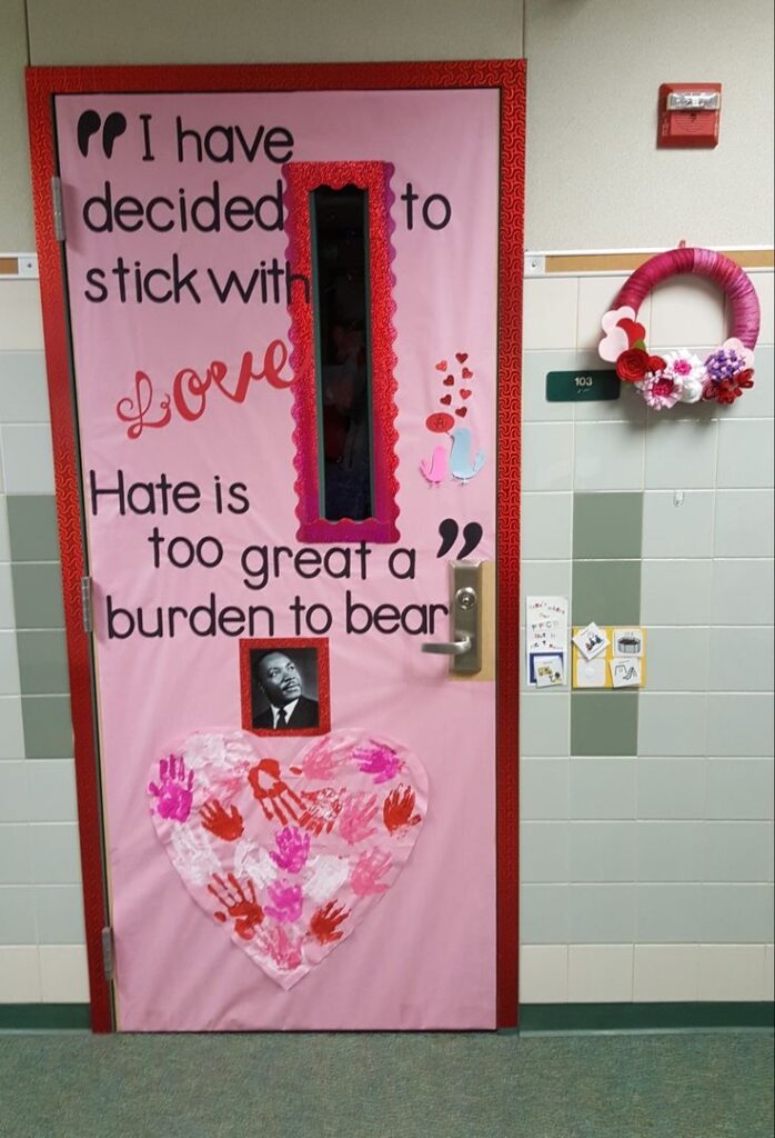 Valentines door decorating ideas