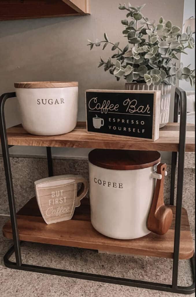 21 INSANELY CUTE AND CREATIVE DIY COFFEE NOOK IDEAS - Stylin by Sarita