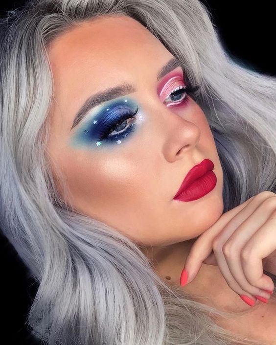 4TH OF JULY MAKEUP IDEAS