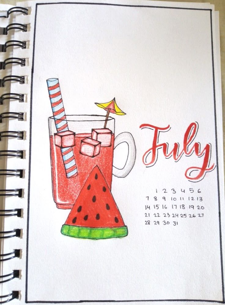 BULLET JOURNAL IDEAS FOR JULY