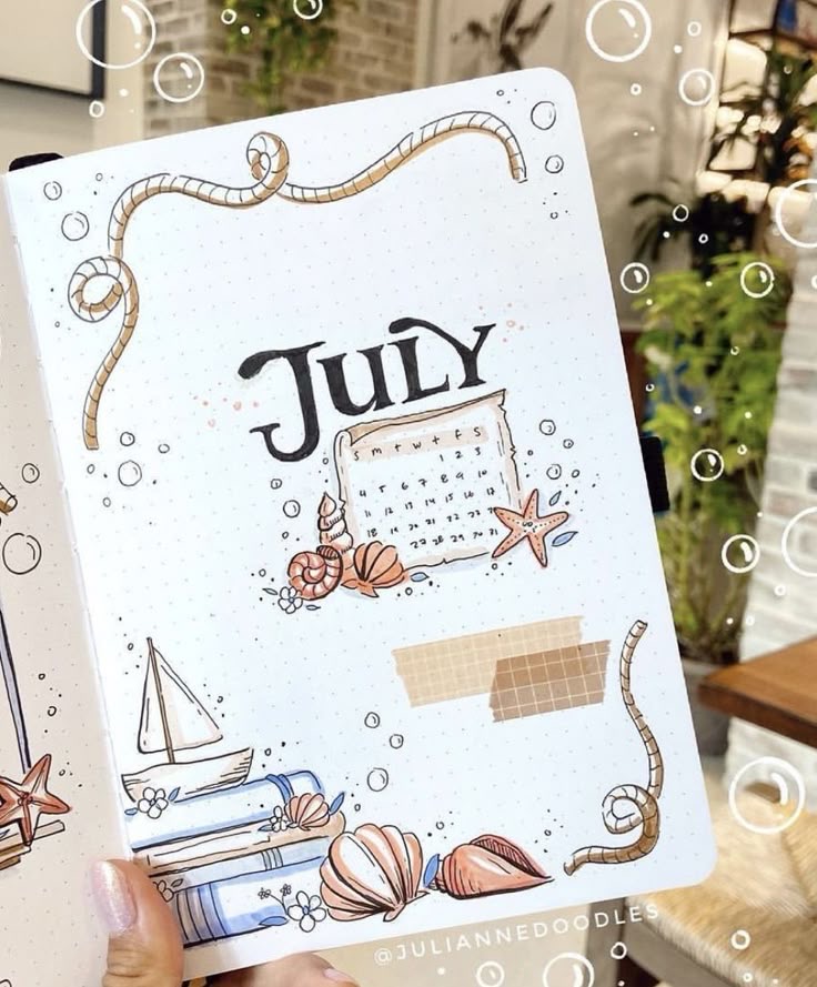 BULLET JOURNAL IDEAS FOR JULY