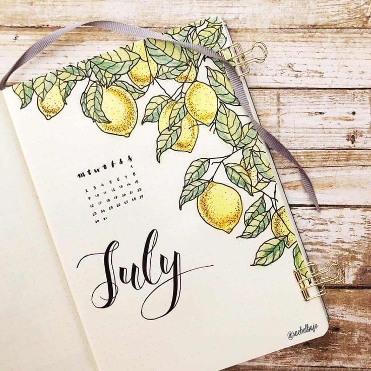 BULLET JOURNAL IDEAS FOR JULY
