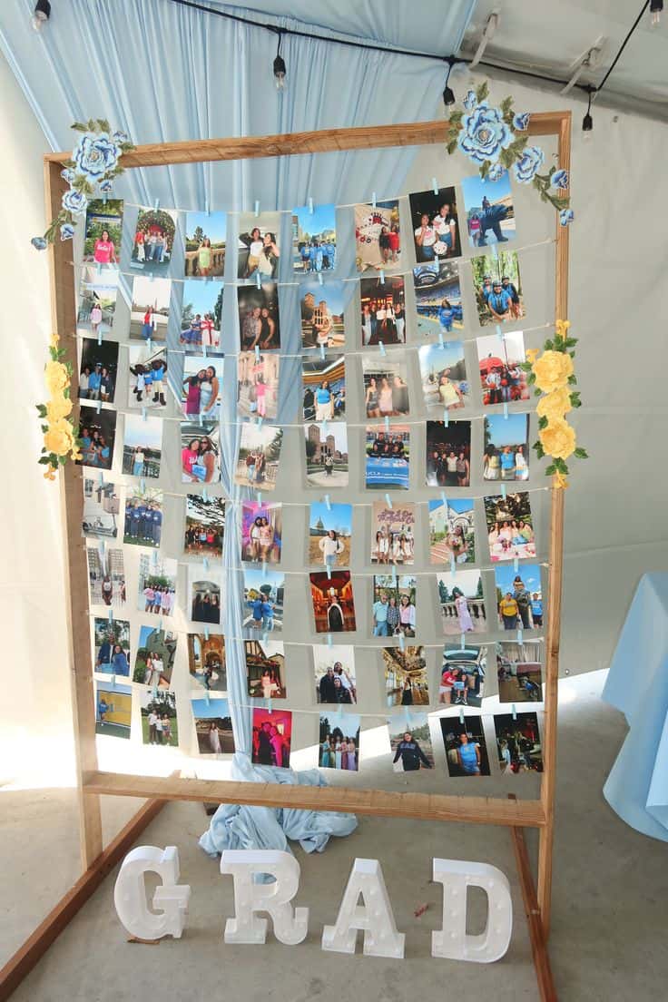 Graduation Library Display 30 CREATIVE GRADUATION PICTURE DISPLAY IDEAS - Stylin by Sarita