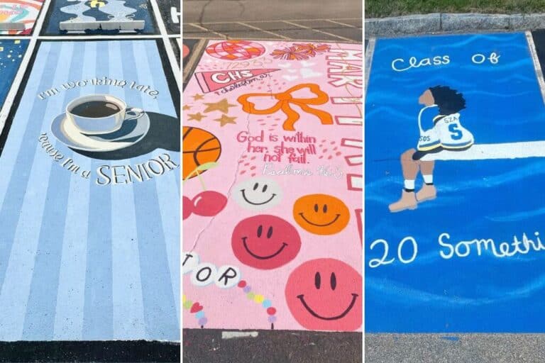 43 INSANELY CUTE SENIOR PARKING SPACE IDEAS - Stylin by Sarita