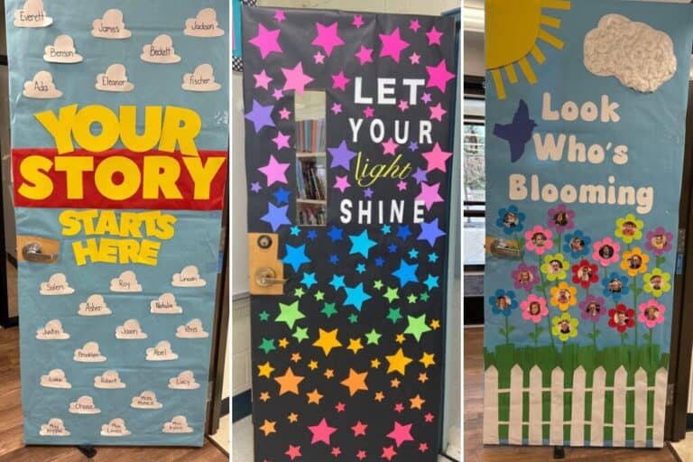 30+ SUPER CUTE BACK TO SCHOOL CLASSROOM DOOR IDEAS - Stylin by Sarita